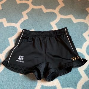 TYR black athletic shorts